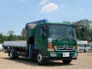 HINO Ranger Truck (With 4 Steps Of Cranes) QKG-FE7JLAA 2014 472,000km_1
