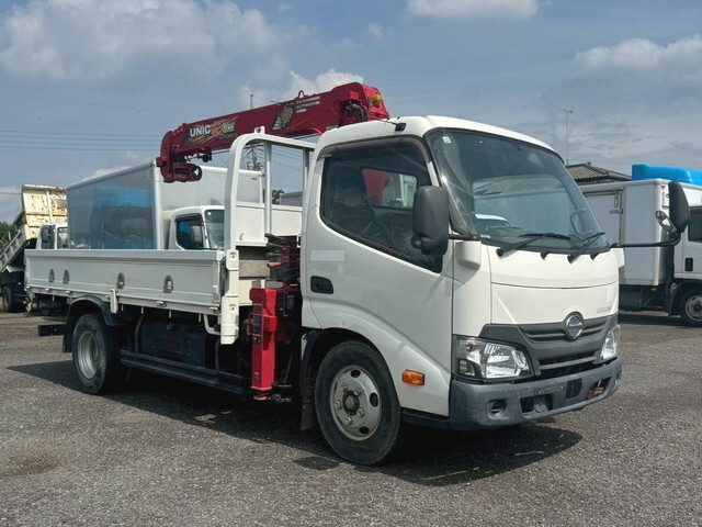 HINO Dutro Truck (With 4 Steps Of Cranes) TKG-XZU650M 2018 60,016km_1