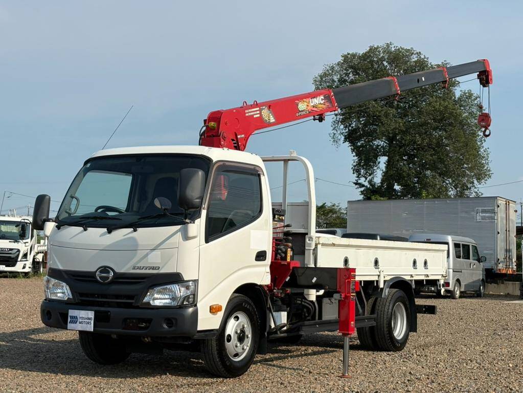 HINO Dutro Truck (With 4 Steps Of Cranes) TKG-XZU650M 2018 58,000km