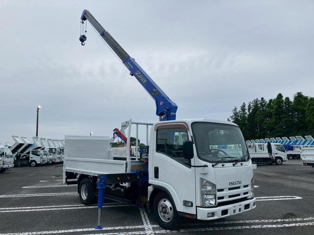 ISUZU Elf Truck (With 3 Steps Of Cranes) SKG-NMR85AR 2011 62,434km_1