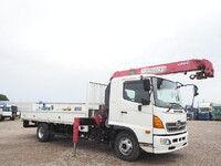 HINO Ranger Truck (With 4 Steps Of Cranes) TKG-FD9JLAA 2012 227,102km_1