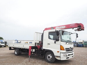 HINO Ranger Truck (With 4 Steps Of Cranes) TKG-FD9JLAA 2012 227,102km_1