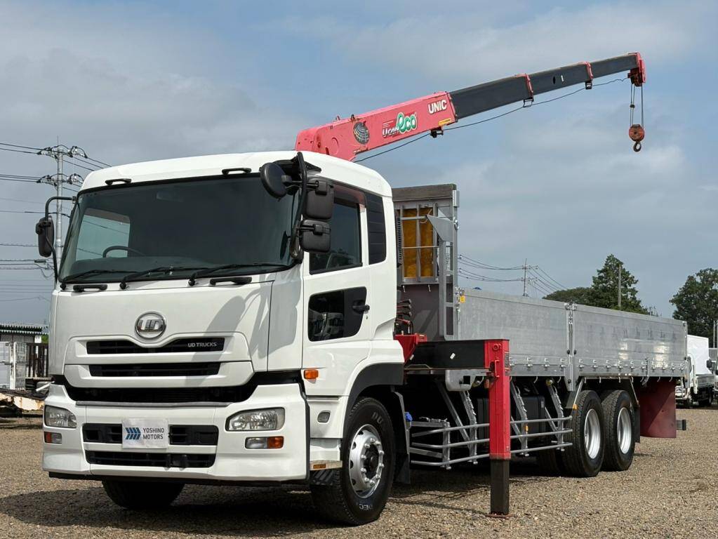 UD TRUCKS Quon Truck (With 4 Steps Of Cranes) QKG-CW5ZA 2013 432,000km