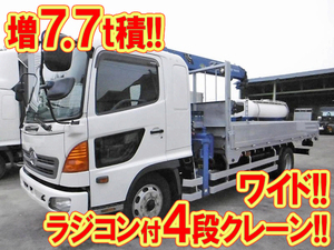 HINO Ranger Truck (With 4 Steps Of Cranes) ADG-FE7JKWA 2006 626,000km_1