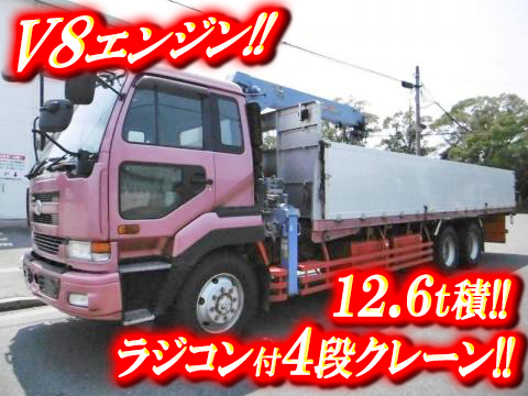 UD TRUCKS Big Thumb Truck (With 4 Steps Of Cranes) KL-CD55J 2003 599,000km