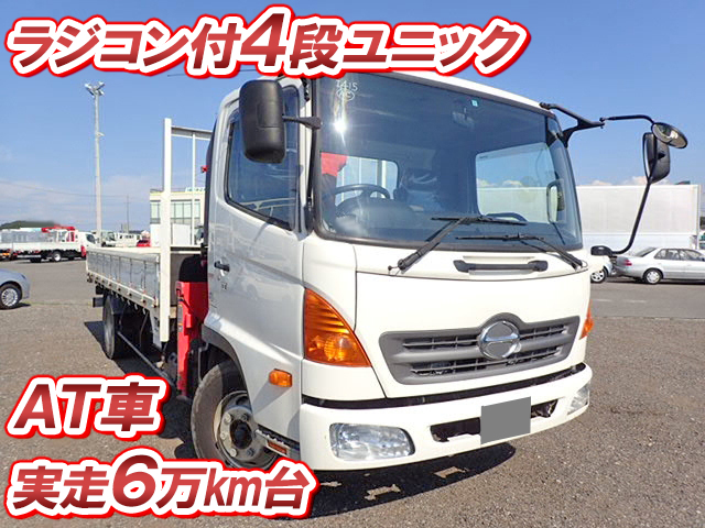 HINO Ranger Truck (With 4 Steps Of Unic Cranes) BDG-FC6JKWA 2011 62,000km