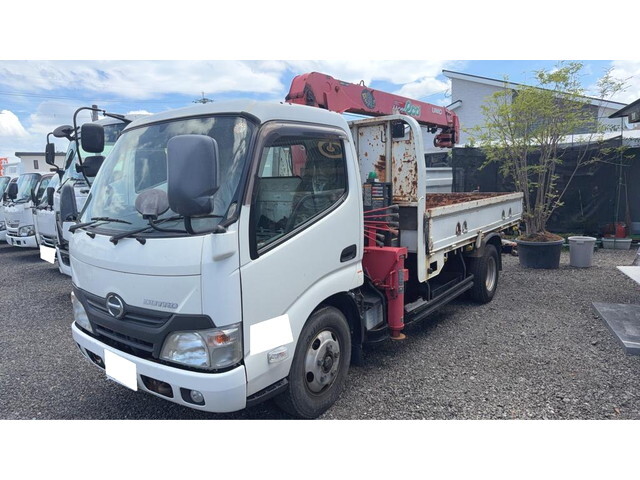 HINO Dutro Truck (With 4 Steps Of Cranes) TKG-XZU650M 2012 542,097km_1