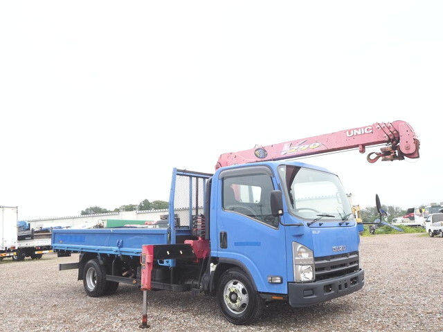 ISUZU Elf Truck (With 4 Steps Of Cranes) BDG-NPR85AR 2008 89,172km