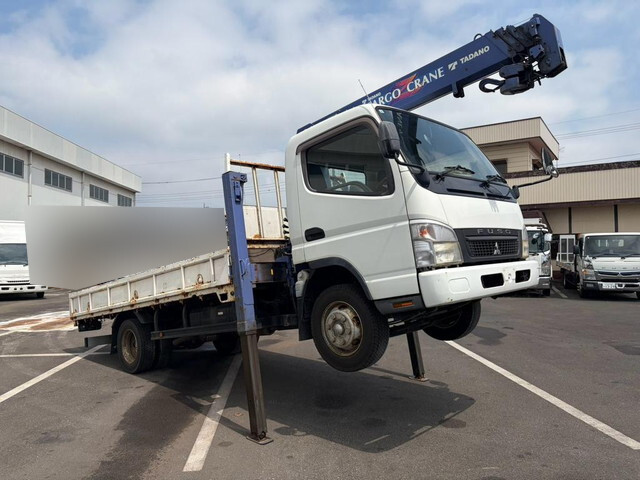 MITSUBISHI FUSO Canter Self Loader (With 4 Steps Of Cranes) PDG-FE83DY 2008 153,019km_1