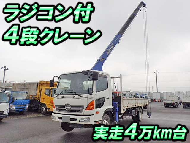 HINO Ranger Truck (With 4 Steps Of Cranes) BKG-FC7JKYA 2011 49,000km