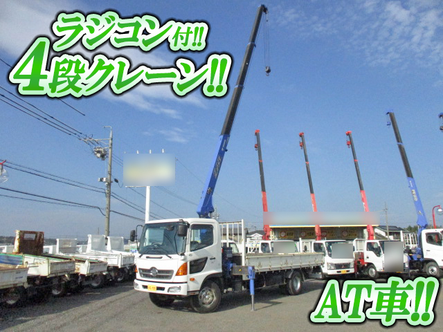 HINO Ranger Truck (With 4 Steps Of Cranes) BDG-FC6JKWA 2011 116,242km