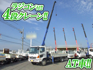 HINO Ranger Truck (With 4 Steps Of Cranes) BDG-FC6JKWA 2011 116,242km_1