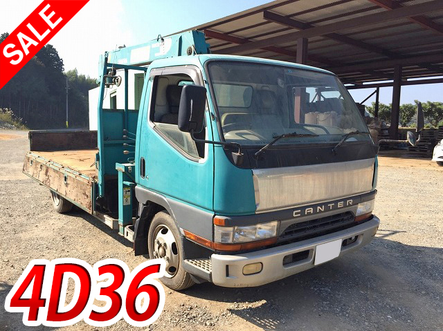 MITSUBISHI FUSO Canter Truck (With 3 Steps Of Cranes) KC-FE636E 1996 179,137km