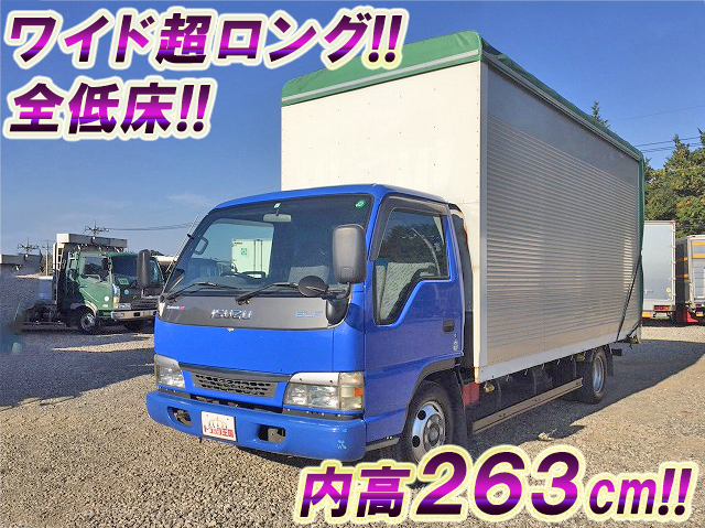 ISUZU Elf Open Top Van KR-NPR72PAR 2004 328,005km