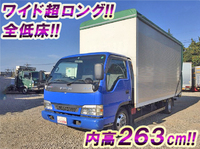 ISUZU Elf Open Top Van KR-NPR72PAR 2004 328,005km_1