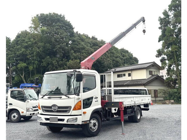 HINO Ranger Truck (With 4 Steps Of Cranes) TKG-FC9JKAP 2014 31,475km_1