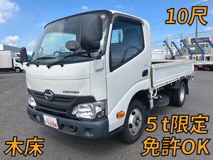 HINO Dutro Flat Body TKG-XZC605M 2019 45,753km_1