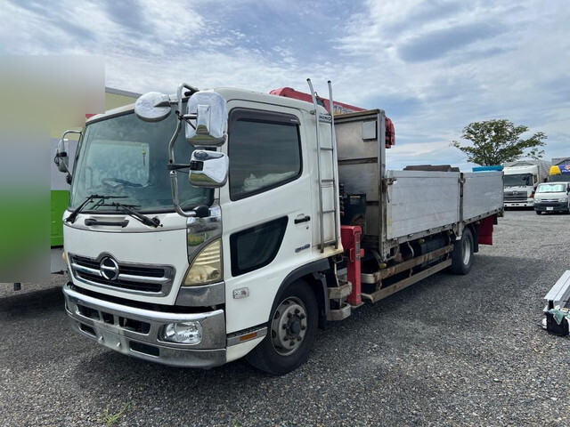 HINO Ranger Truck (With 4 Steps Of Cranes) QKG-FE7JMAA 2012 1,100,000km_1