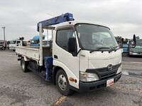 HINO Dutro Truck (With 3 Steps Of Cranes) TKG-XZU650M 2013 70,595km_2