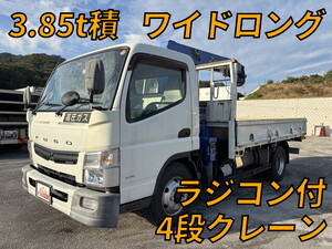 MITSUBISHI FUSO Canter Truck (With 4 Steps Of Cranes) TKG-FEB90 2014 130,128km_1