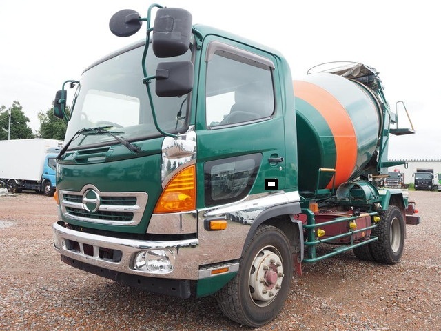 HINO Ranger Mixer Truck LKG-FJ7JDAA 2014 154,229km_1