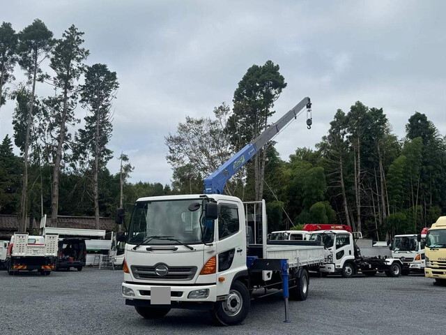 HINO Ranger Truck (With 4 Steps Of Cranes) TKG-FC9JKAP 2014 66,557km_1
