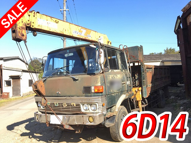 MITSUBISHI FUSO Fighter Truck (With 3 Steps Of Cranes) K-FK115H 1981 201,292km