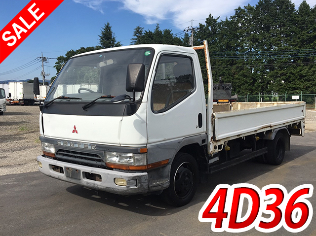 MITSUBISHI FUSO Canter Flat Body KC-FE636E 1996 48,024km