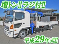 HINO Ranger Truck (With 4 Steps Of Cranes) QKG-FE7JPAA 2017 1,800km_1