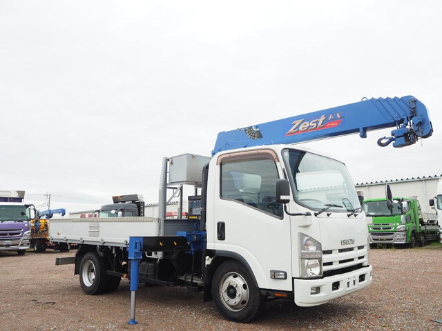 ISUZU Elf Truck (With 5 Steps Of Cranes) TKG-NPR85AR 2013 47,318km_1