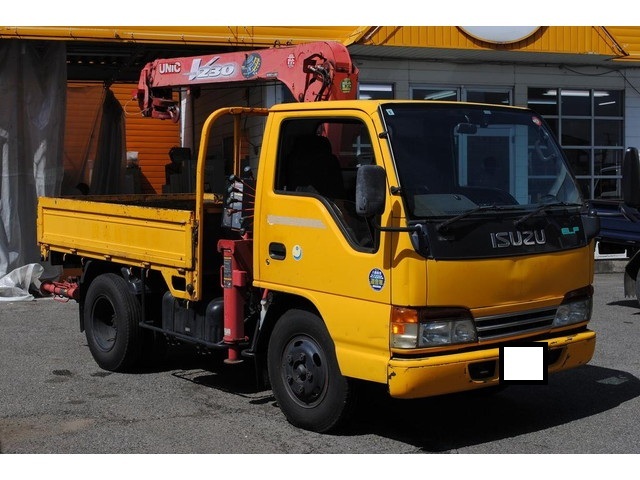 ISUZU Elf Truck (With 3 Steps Of Cranes) KK-NKR66E 2000 147,880km_1