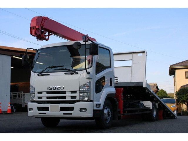 ISUZU Forward Truck (With 3 Steps Of Cranes) TKG-FRR90S1 2014 141,671km