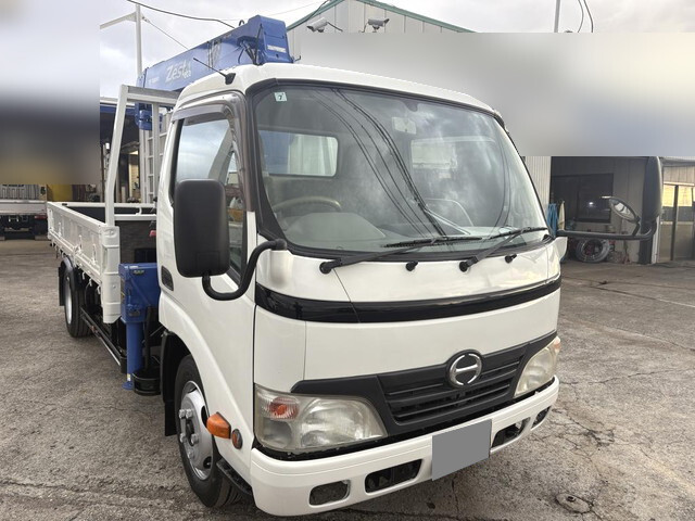 HINO Dutro Truck (With 4 Steps Of Cranes) BKG-XZU344M 2010 88,000km