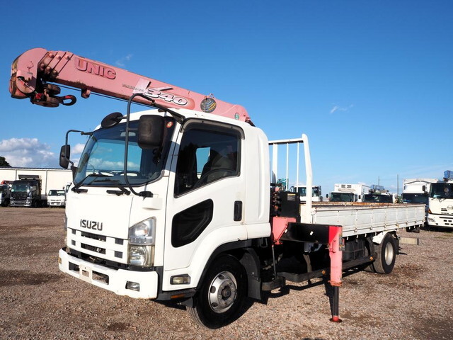 ISUZU Forward Truck (With 4 Steps Of Cranes) PKG-FRR90S2 2009 52,646km_1