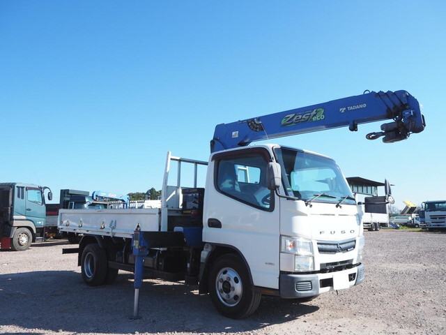 MITSUBISHI FUSO Canter Truck (With 4 Steps Of Cranes) TKG-FEA50 2014 142,363km_1