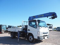 MITSUBISHI FUSO Canter Truck (With 4 Steps Of Cranes) TKG-FEA50 2014 142,363km_1