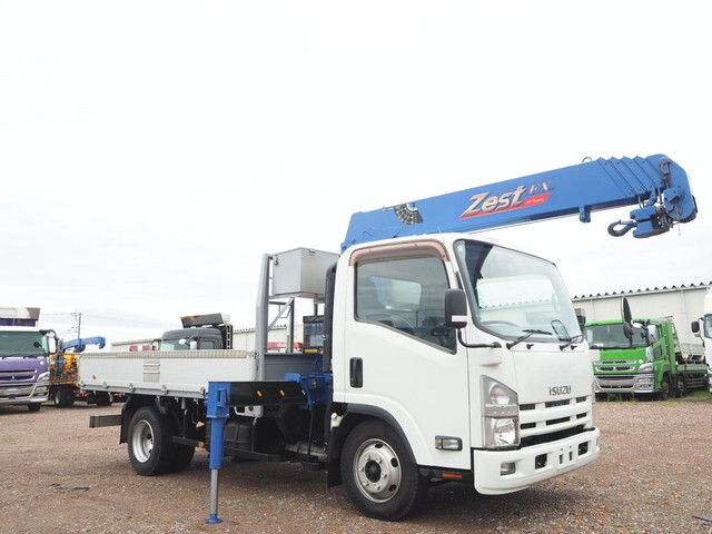 ISUZU Elf Truck (With 5 Steps Of Cranes) TKG-NPR85AR 2013 47,318km