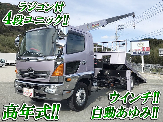 HINO Ranger Safety Loader (With 4 Steps Of Cranes) QKG-FE7JPAA 2016 7,386km