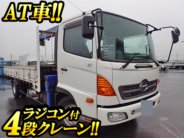 HINO Ranger Truck (With 4 Steps Of Cranes) BDG-FC6JKWA 2011 83,000km