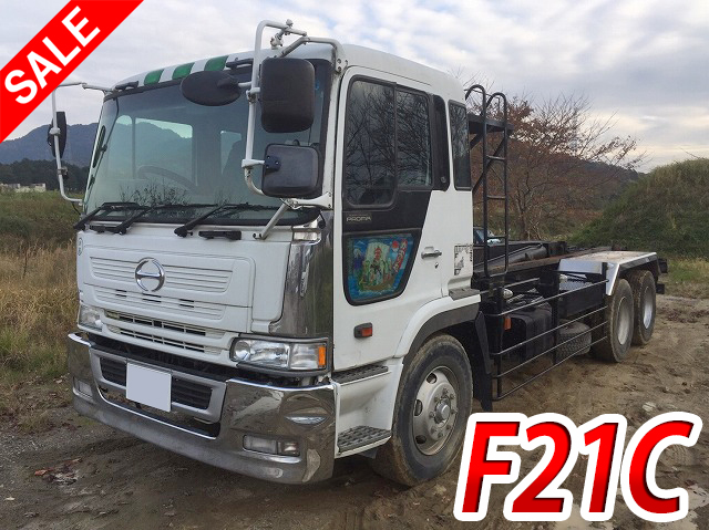 HINO Profia Container Carrier Truck KL-FR4FPHA 2000 512,052km