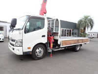 HINO Dutro Truck (With 3 Steps Of Cranes) TKG-XZU710M 2013 222,000km_3