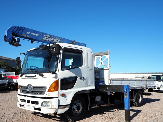 HINO Ranger Truck (With 4 Steps Of Cranes) BKG-FD7JKYA 2008 99,010km