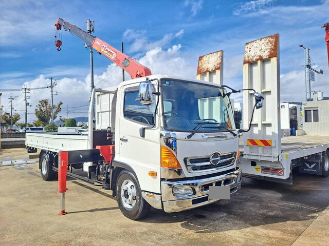 HINO Ranger Truck (With 4 Steps Of Cranes) TKG-FC9JKAP 2016 80,600km