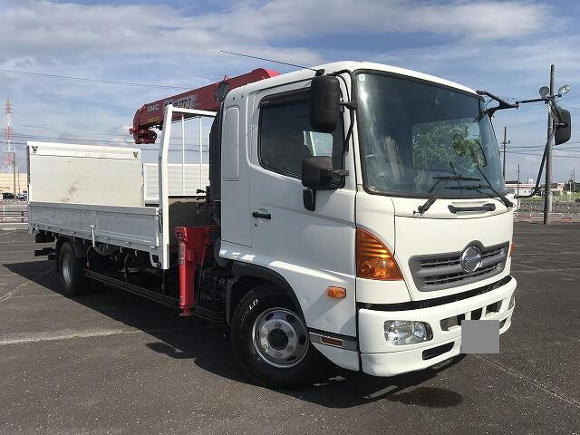 HINO Ranger Truck (With 4 Steps Of Cranes) TKG-FD9JLAA 2016 66,595km