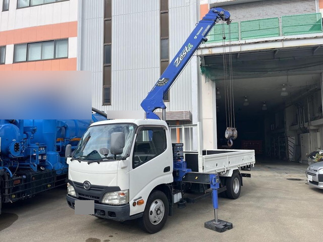 HINO Dutro Truck (With 4 Steps Of Cranes) SKG-XZU650M 2012 90,000km