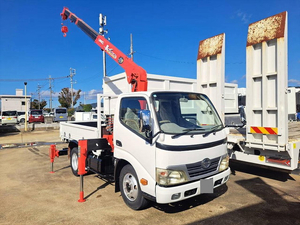 HINO Dutro Truck (With 4 Steps Of Cranes) BKG-XZU304M 2011 165,300km_1