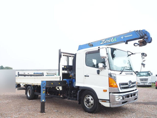 HINO Ranger Truck (With 4 Steps Of Cranes) TKG-FD9JLAA 2012 135,344km