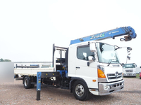 HINO Ranger Truck (With 4 Steps Of Cranes) TKG-FD9JLAA 2012 135,344km_1