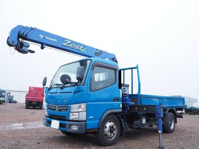 MITSUBISHI FUSO Canter Truck (With 4 Steps Of Cranes) TKG-FEA80 2014 153,351km